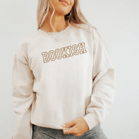 Embroidered Bookish Sweatshirt