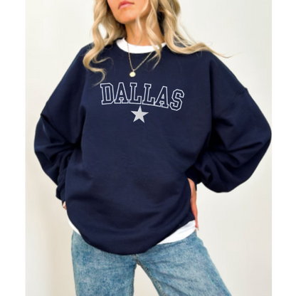 Embroidered Dallas Sweatshirt