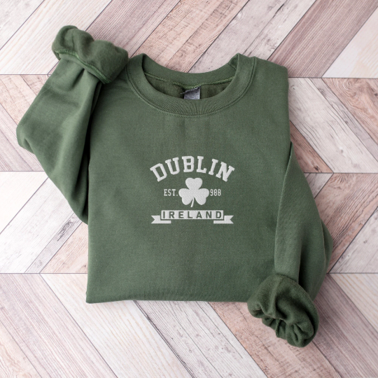 Embroidered Dublin Sweatshirt