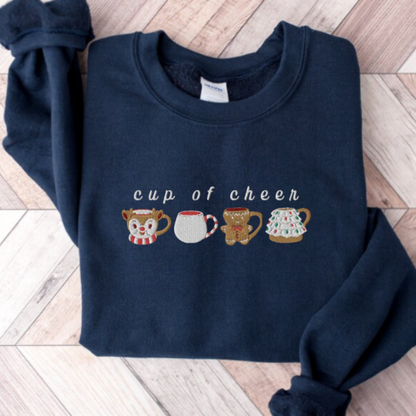 Embroidered Cup of Cheer Sweatshirt