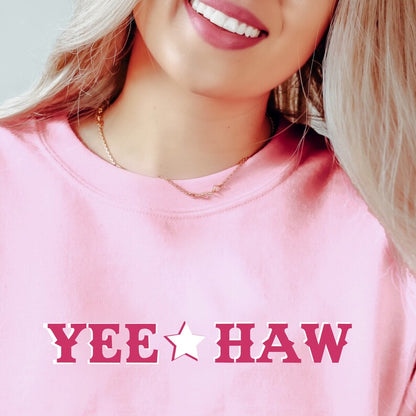 Embroidered Yeehaw Sweatshirt