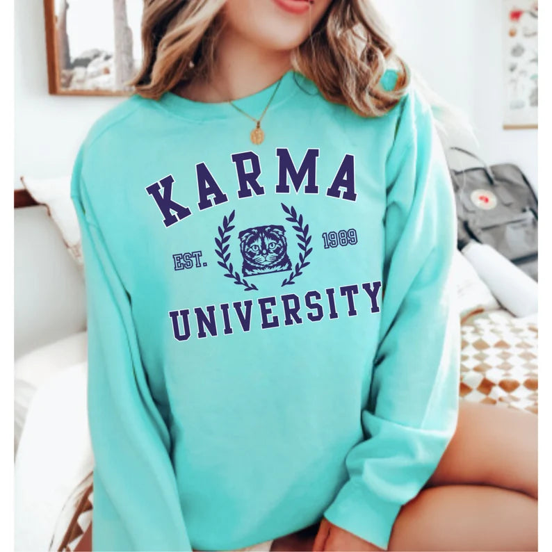 Comfort Colors Karma University Sweatshirt