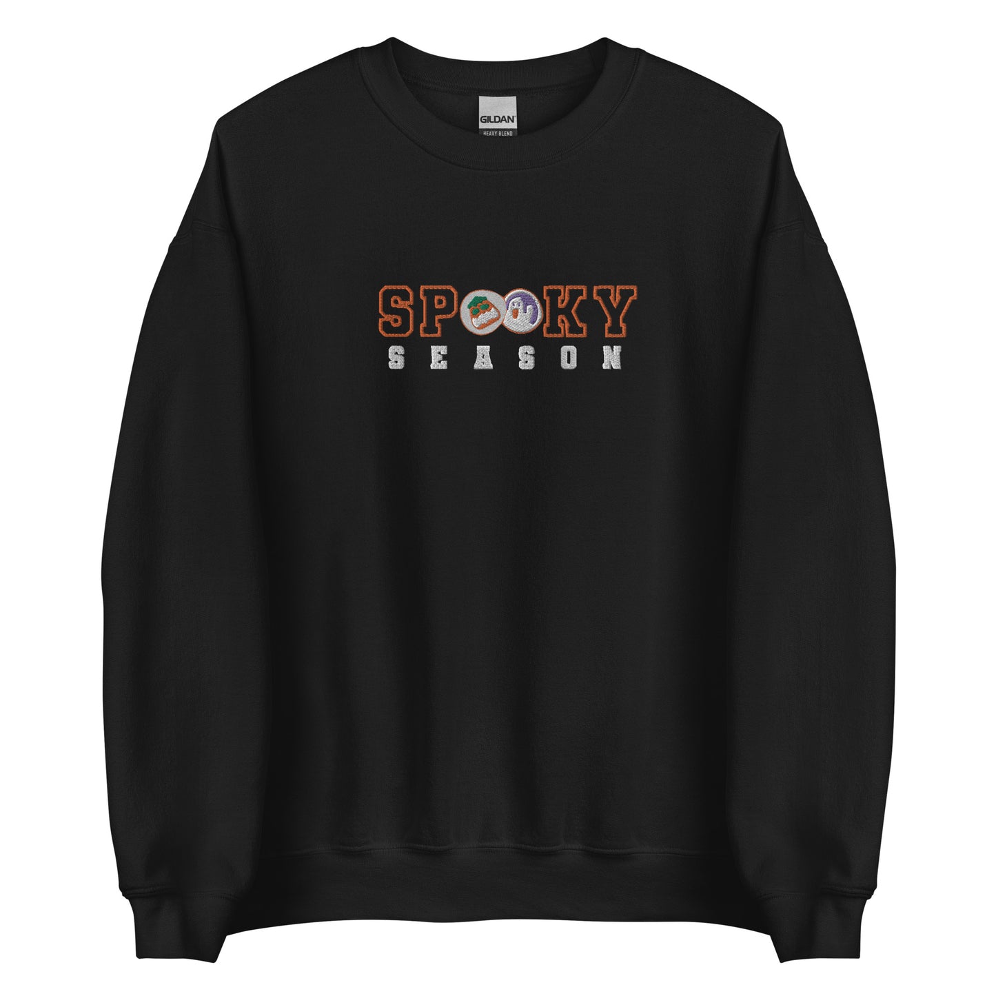 Embroidered Halloween Cookies Spooky Season Sweatshirt