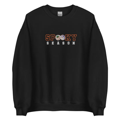 Embroidered Halloween Cookies Spooky Season Sweatshirt