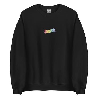 Embroidered Rainbow Y2K Dramatic Sweatshirt