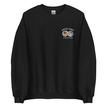 Embroidered Halloween Official Cookie Tester Sweatshirt