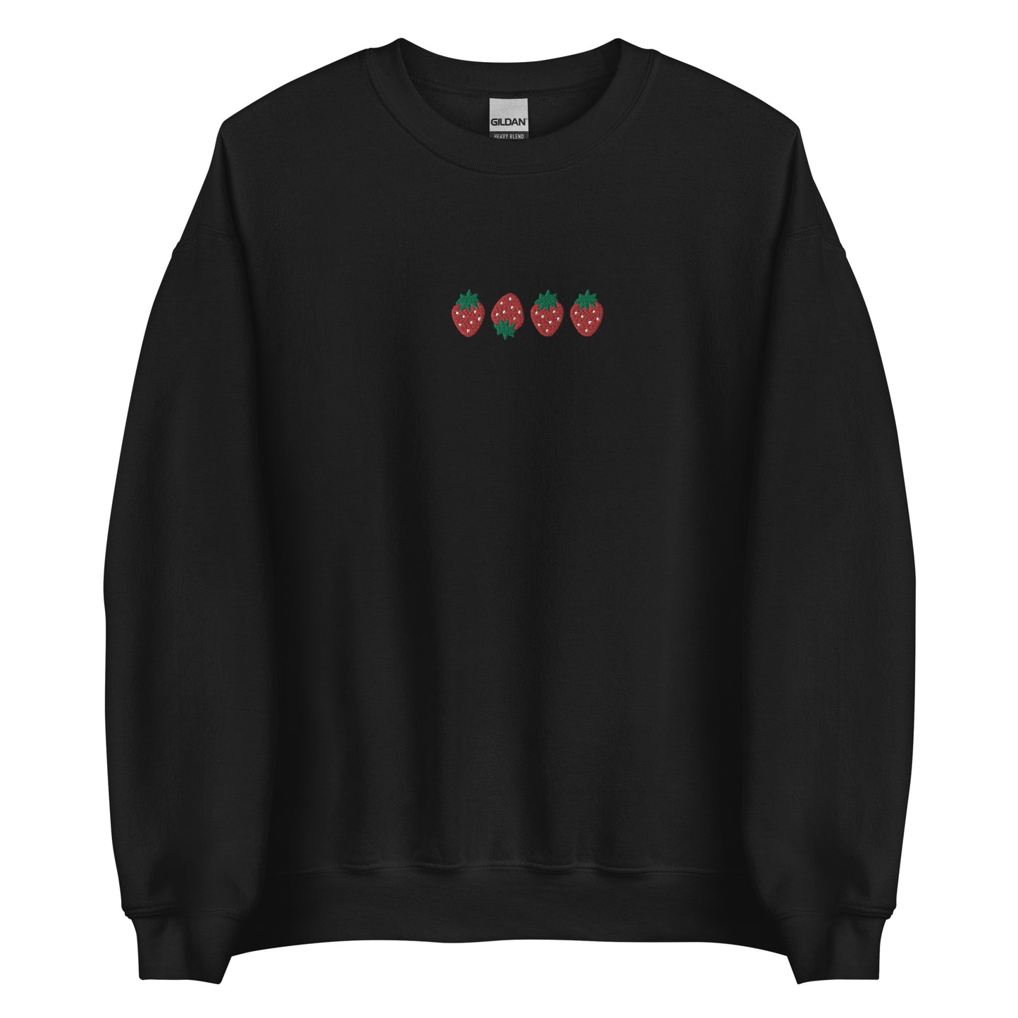 Embroidered Strawberry Crewneck