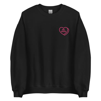 Embroidered Ew Cupid Sweatshirt