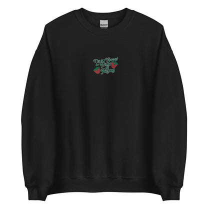 Embroidered Christian Trust in Jesus Sweatshirt