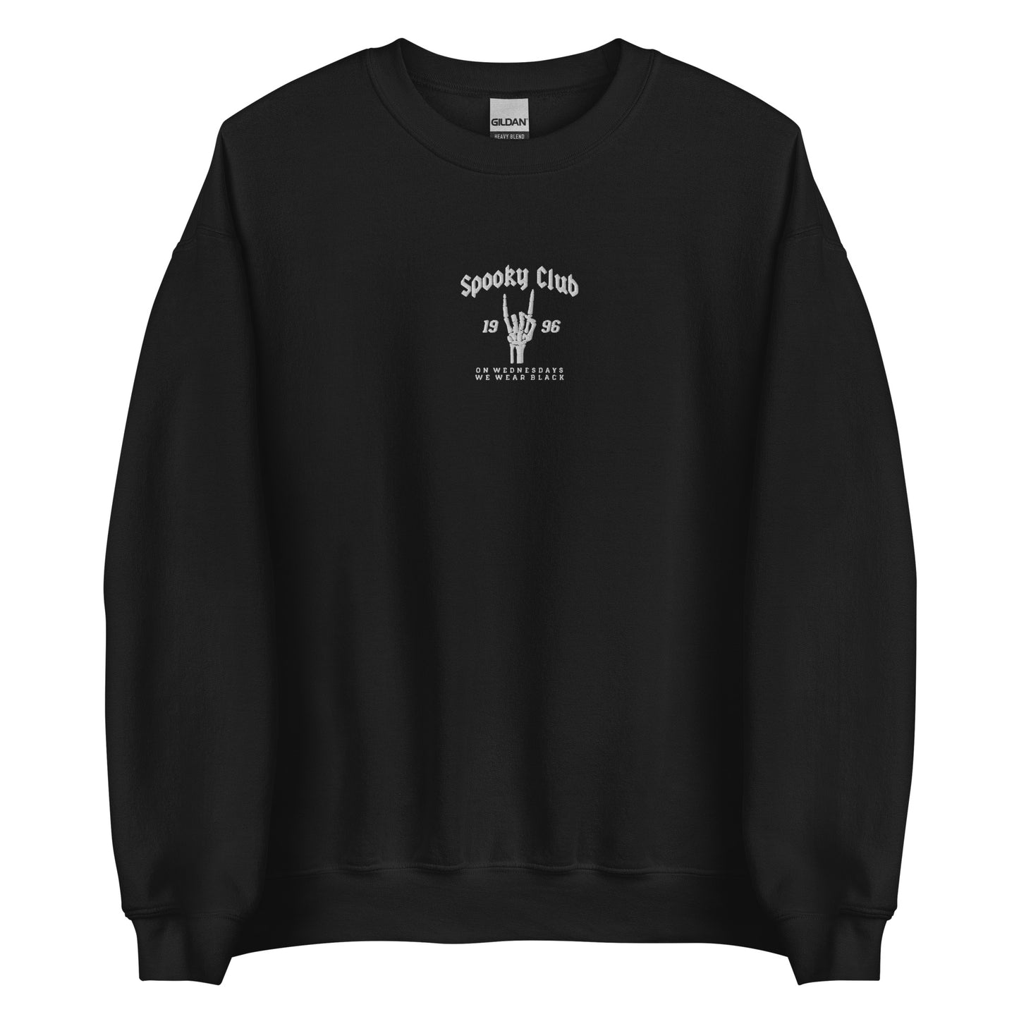 Embroidered Spooky Club Sweatshirt