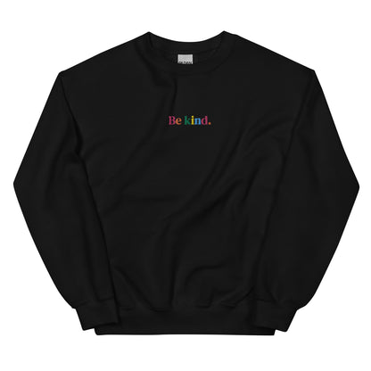 Embroidered Be Kind Sweatshirt