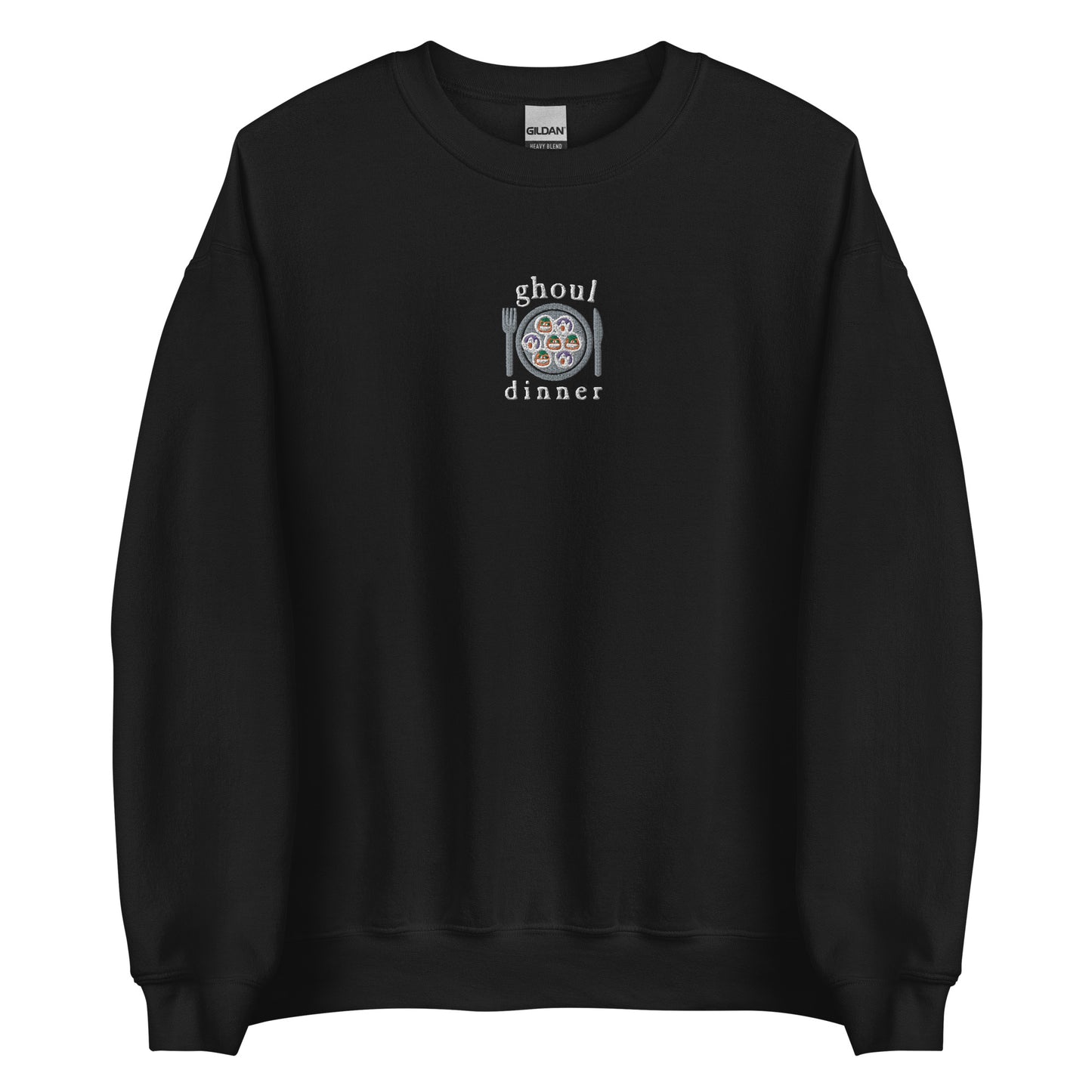 Embroidered Ghoul Dinner Sweatshirt