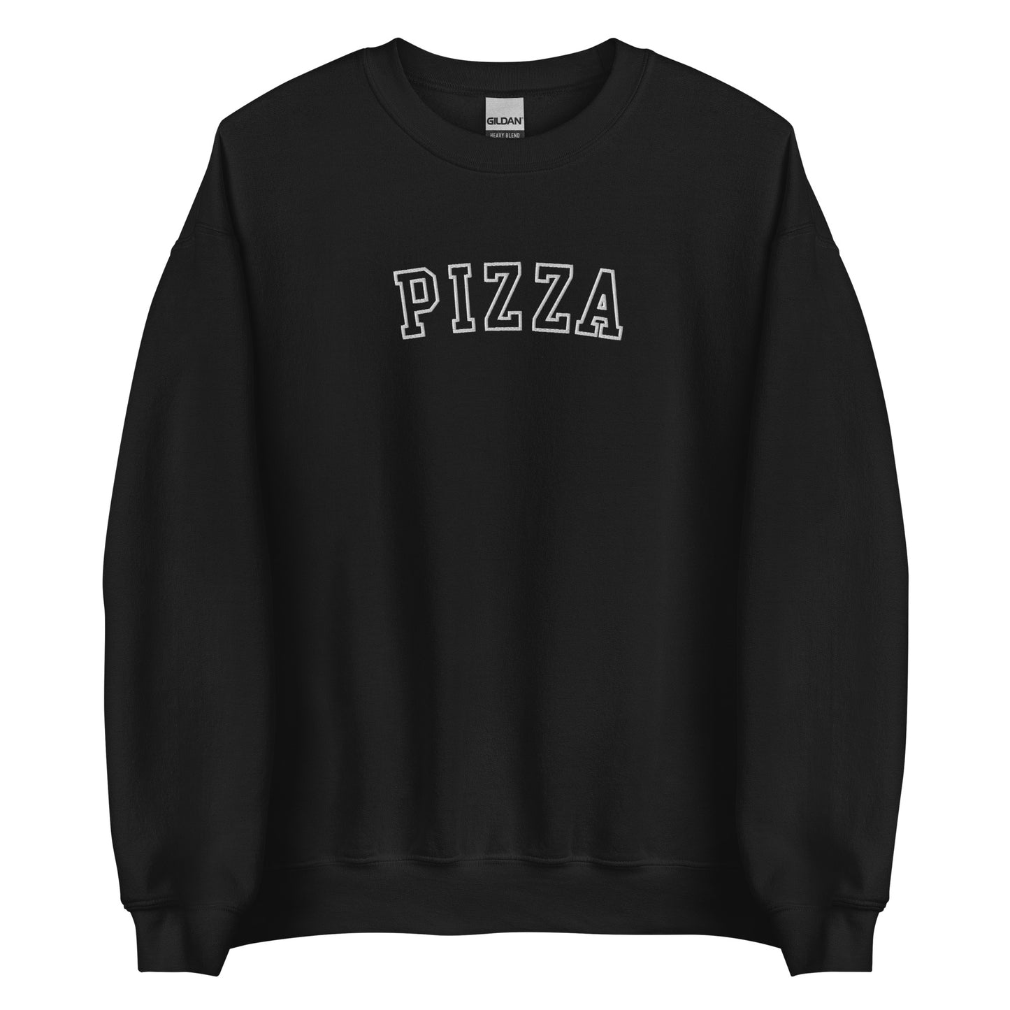 Embroidered Pizza Sweatshirt