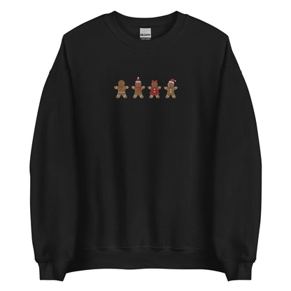 Embroidered Gingerbread Sweatshirt