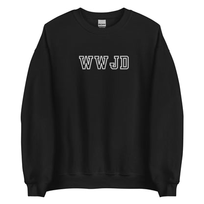 Embroidered WWJD Sweatshirt