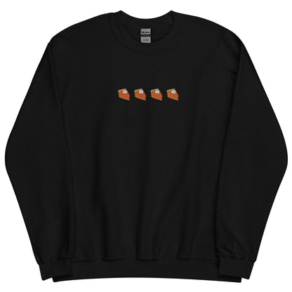 Embroidered Pumpkin Pie Sweatshirt