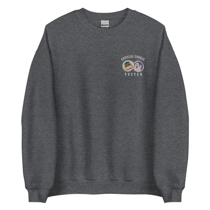 Embroidered Halloween Official Cookie Tester Sweatshirt