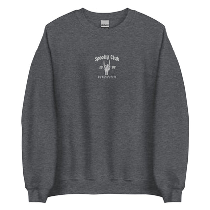 Embroidered Spooky Club Sweatshirt