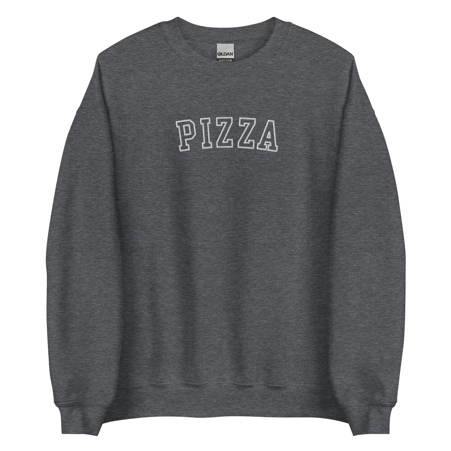 Embroidered Pizza Sweatshirt