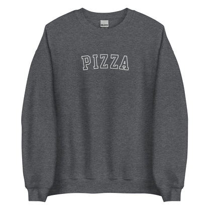 Embroidered Pizza Sweatshirt