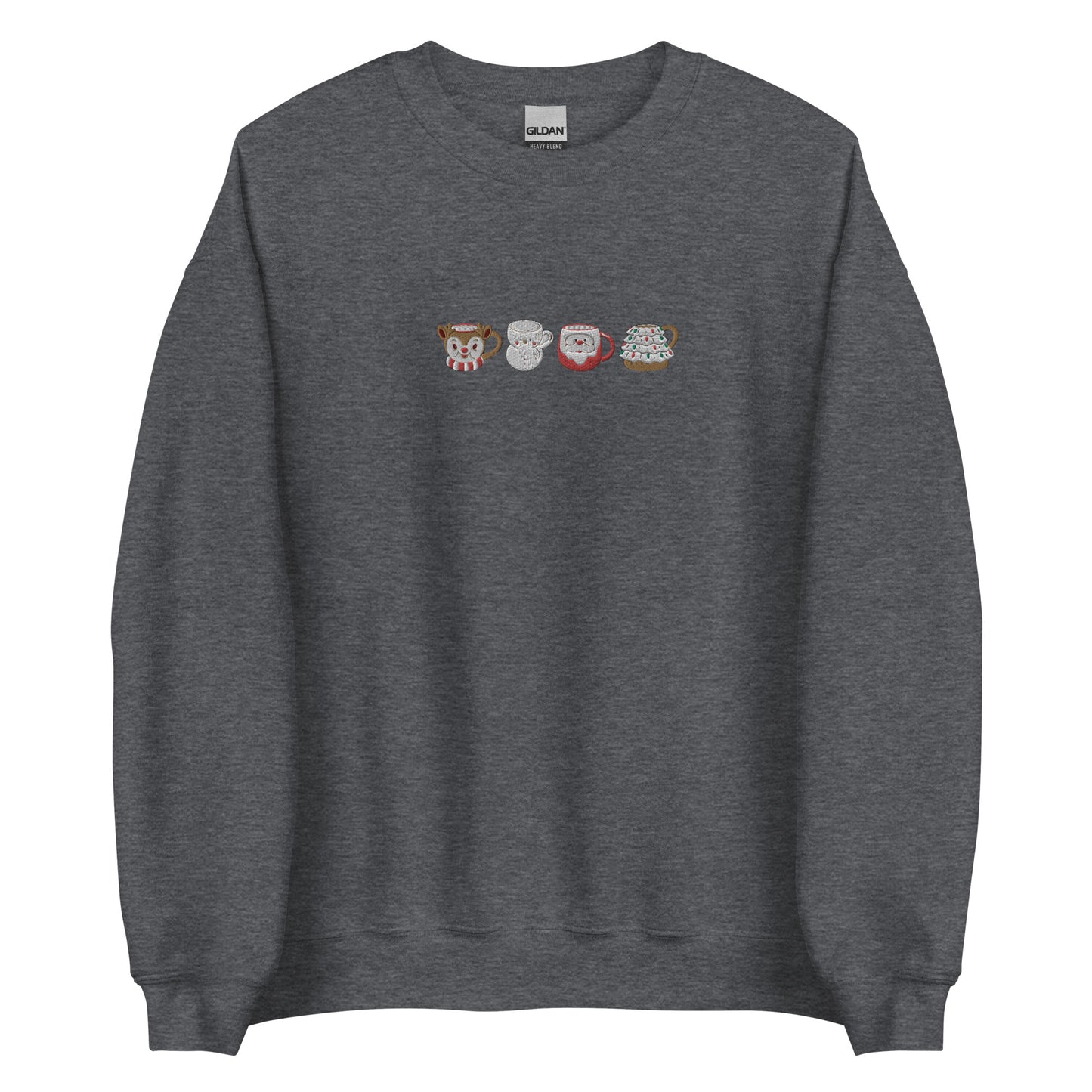 Embroidered Christmas Mug Sweatshirt