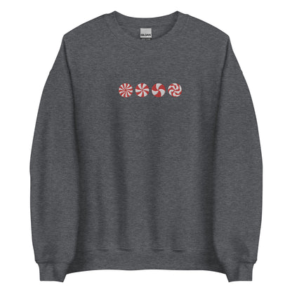 Embroidered Peppermint Sweatshirt