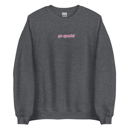 Embroidered Go Sports Sweatshirt