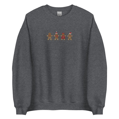 Embroidered Gingerbread Sweatshirt