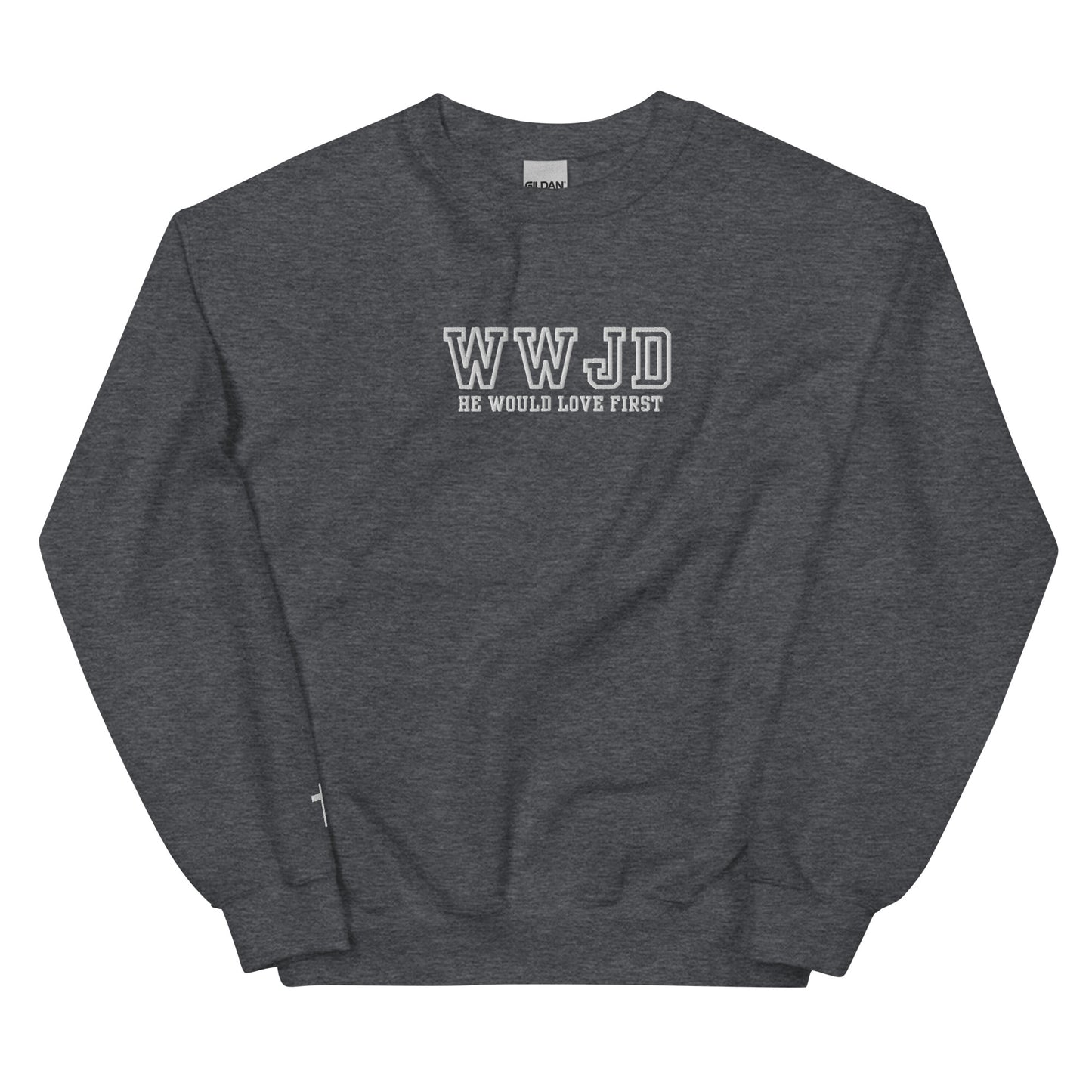 Embroidered WWJD Sweatshirt