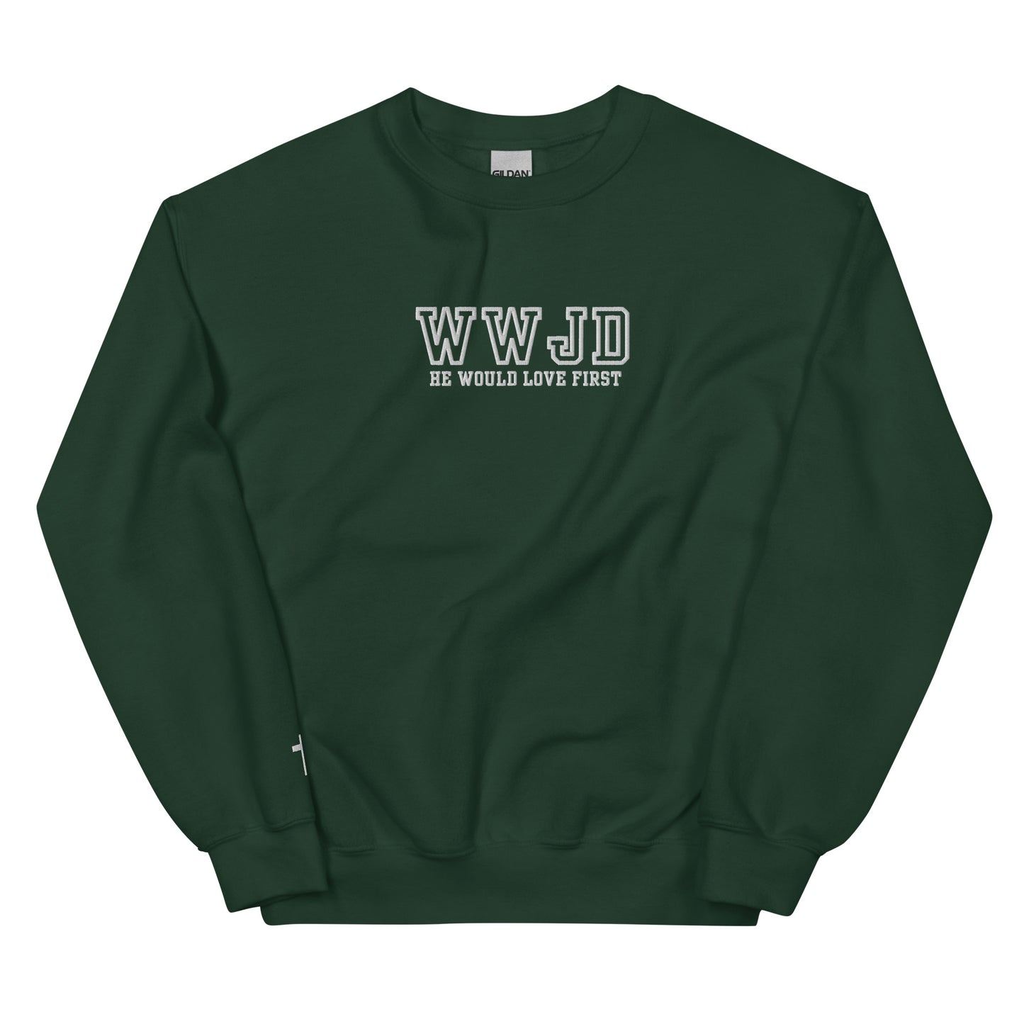 Embroidered WWJD Sweatshirt