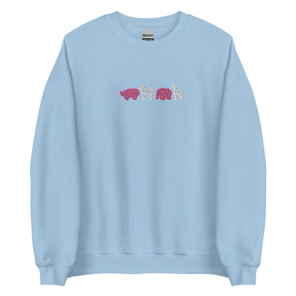 Embroidered Animal Cracker Sweatshirt