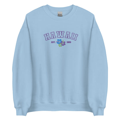 Embroidered Hawaii Sweatshirt