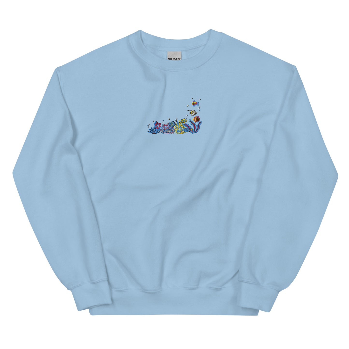 Embroidered Ocean Sweatshirt