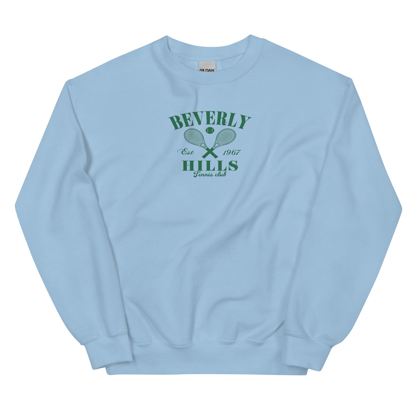 Embroidered Beverly Hills Tennis Sweatshirt