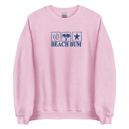 Embroidered Beach Bum Sweatshirt