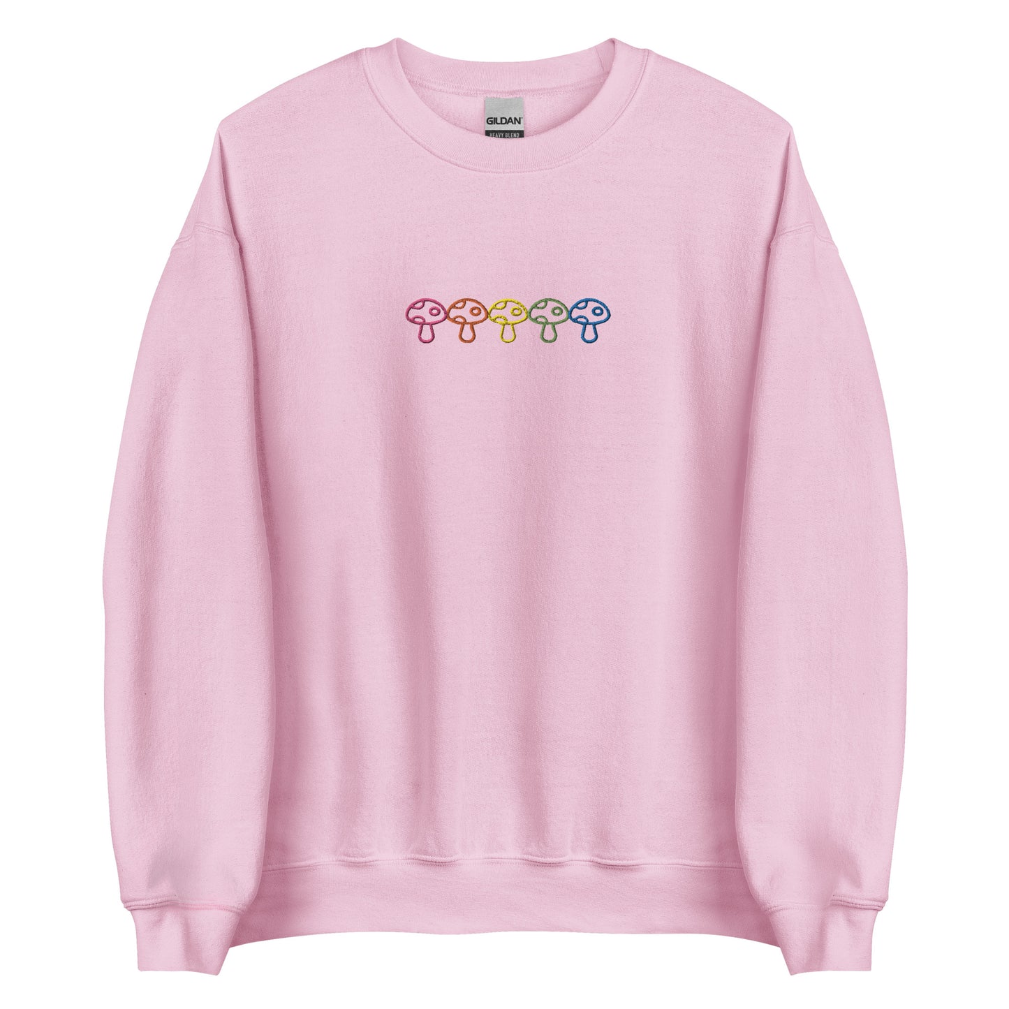 Embroidered Rainbow Mushroom Sweatshirt