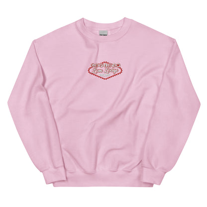 Embroidered Cupids Love Lodge Sweatshirt