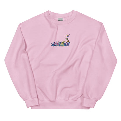 Embroidered Ocean Sweatshirt