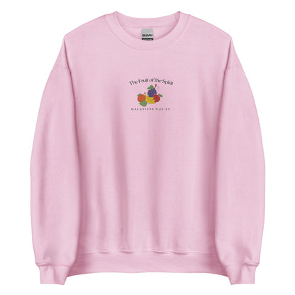 Embroidered Fruit of the Spirit Sweatshirt