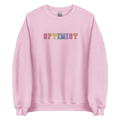 Embroidered Optimist Sweatshirt