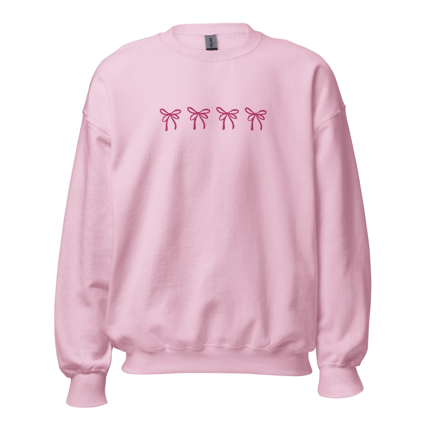 Embroidered Coquette Bow Sweatshirt