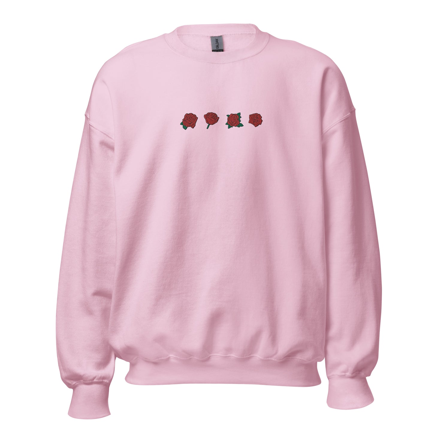 Embroidered Rose Sweatshirt