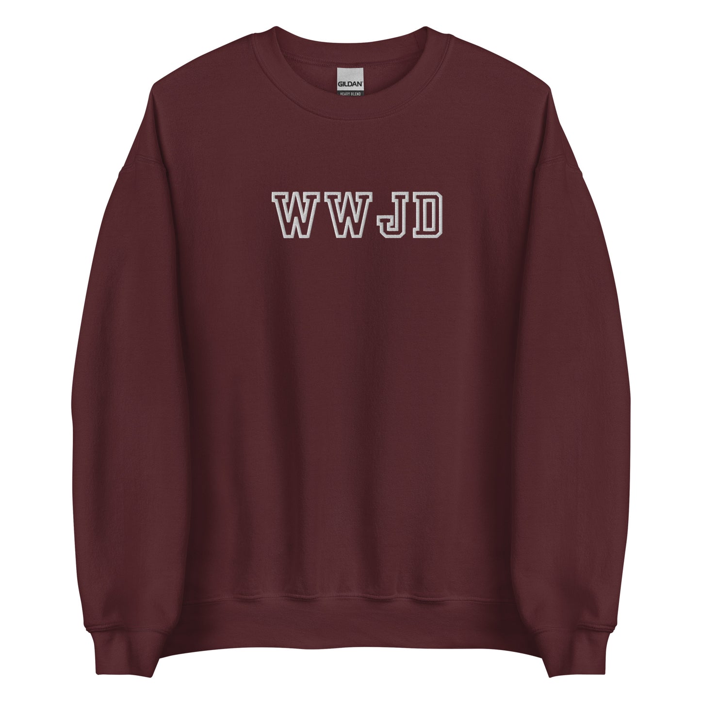 Embroidered WWJD Sweatshirt