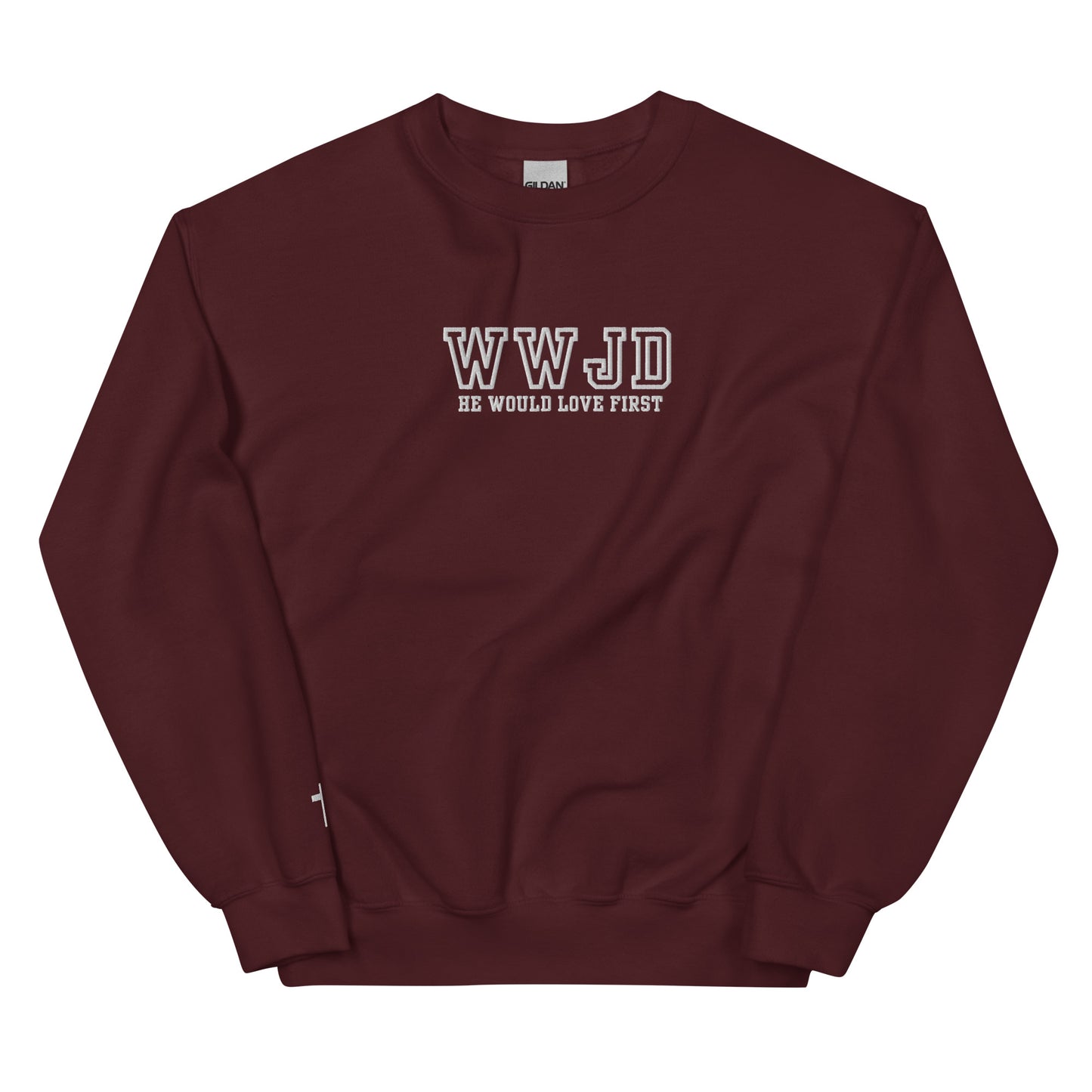 Embroidered WWJD Sweatshirt