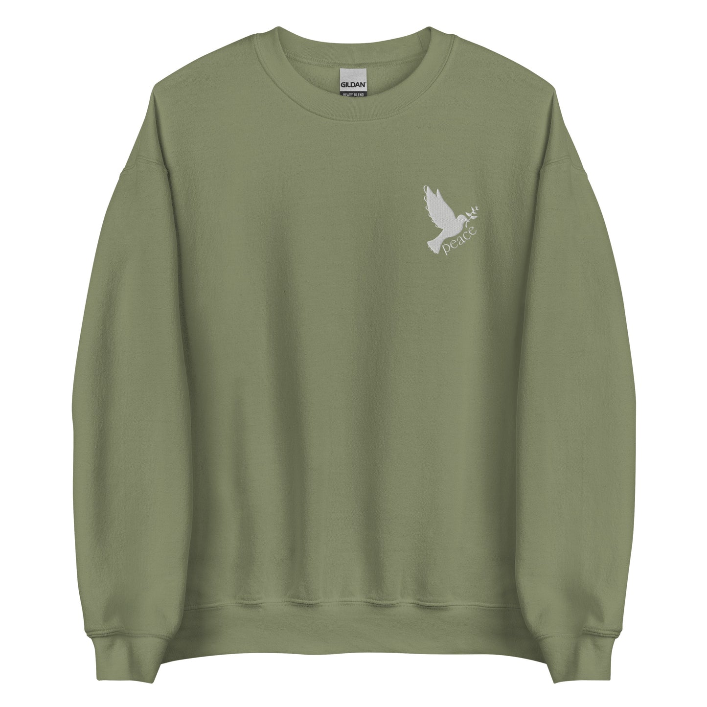 Embroidered Dove Peace Sweatshirt