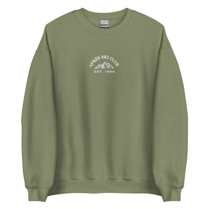 Embroidered Apres Ski Club Sweatshirt