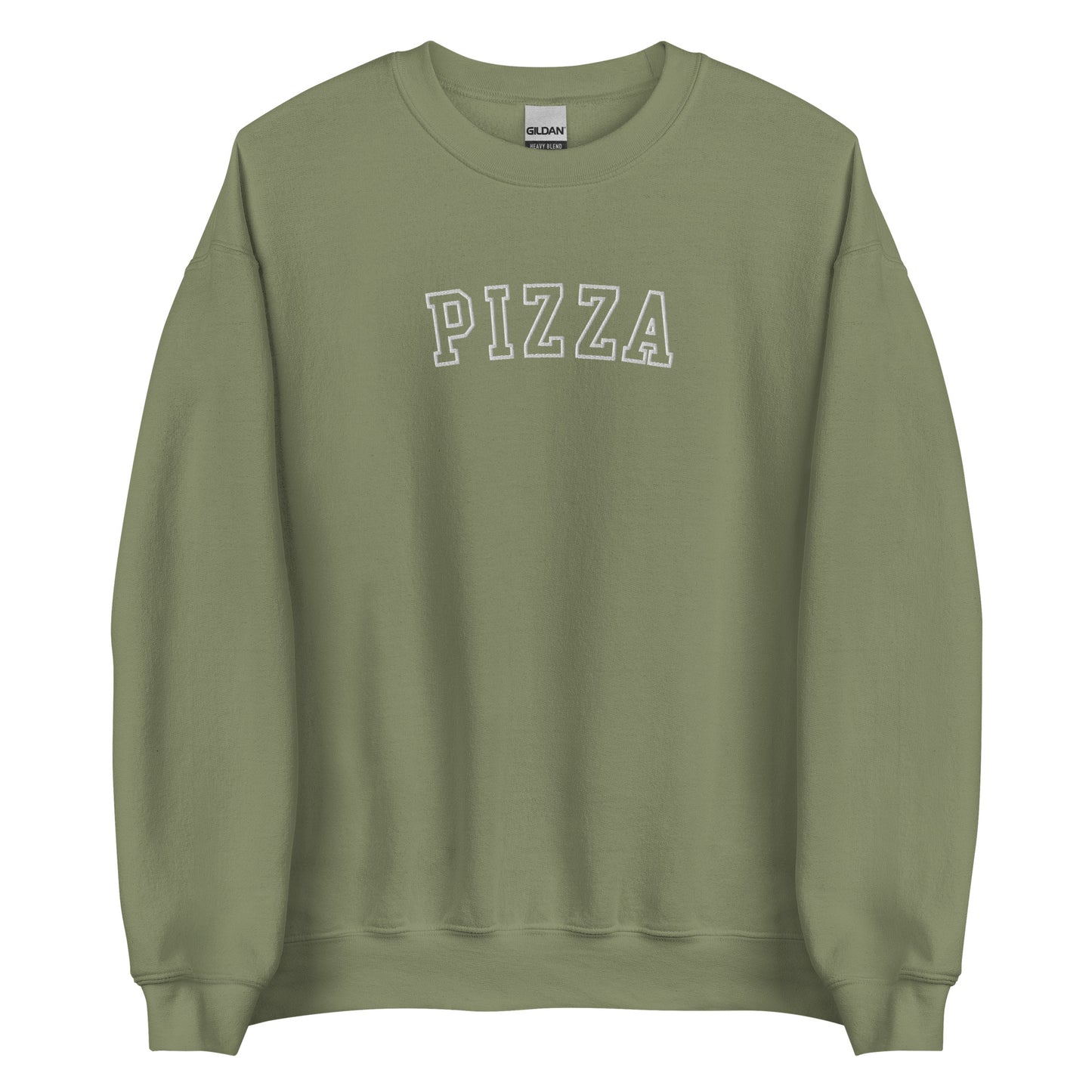 Embroidered Pizza Sweatshirt