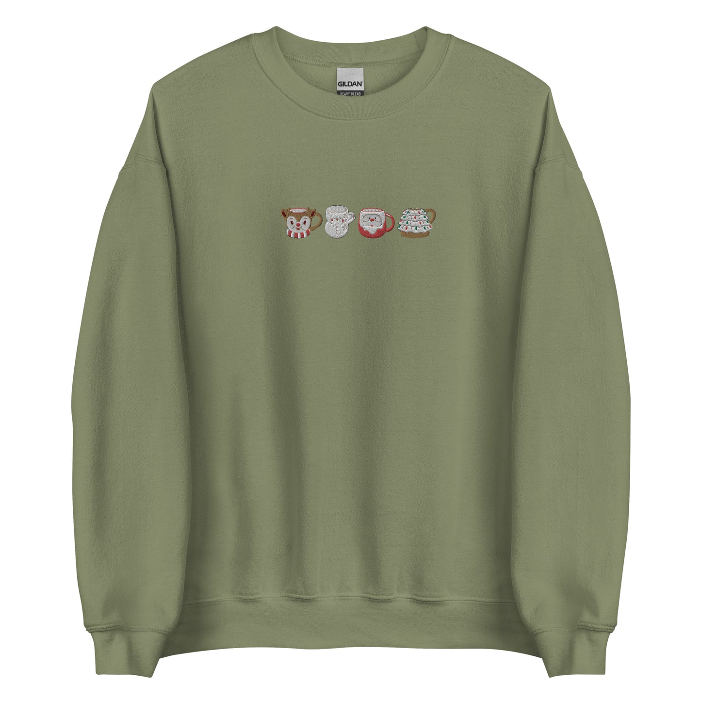 Embroidered Christmas Mug Sweatshirt