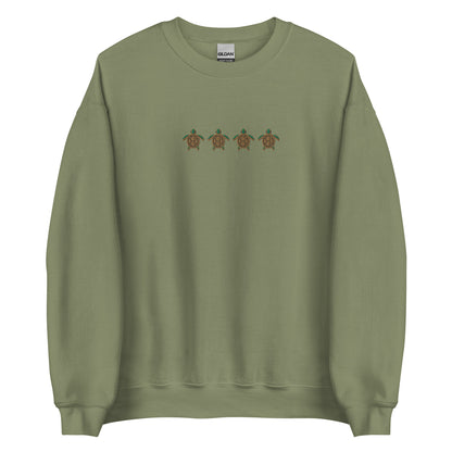 Embroidered Turtle Sweatshirt