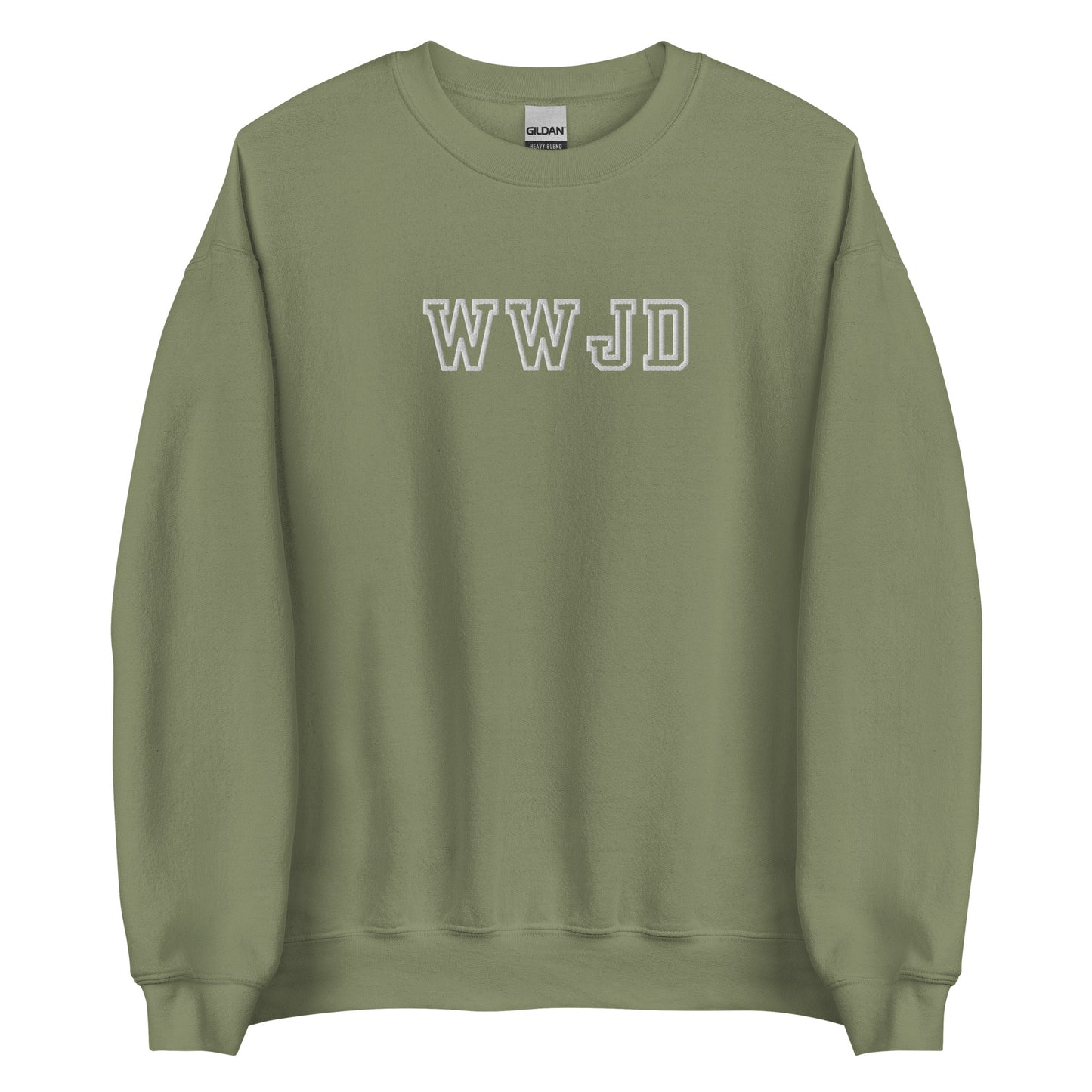 Embroidered WWJD Sweatshirt